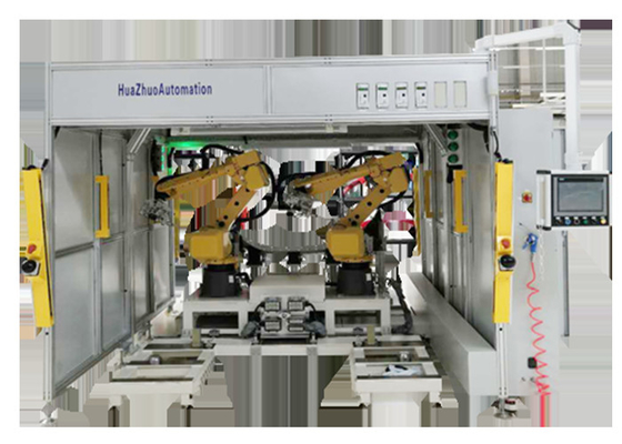 دستگاه جوش بازوی رباتیک 3000mm 50mm/S PLC بدنه ماشین فلزی