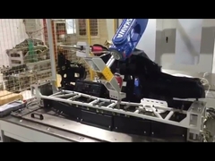 Robot automatic hot riveting machine