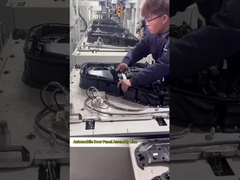 خط مونتاژ پنل درب خودرو؛برقی پیچ زدن؛پوشاندن ریتینگ گرم؛کلیپ های ورودی؛بررسی