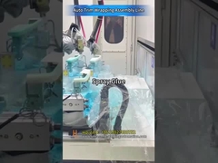 خط بسته بندی ماشین آلات با چسبیدن رباتیک، فعال سازی کوره و لامیناسیون مطبوعات داغ